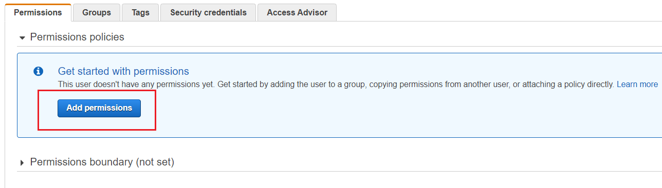 Add permissions