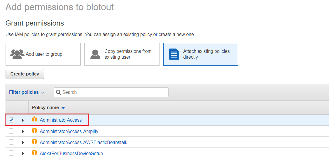 Add admin access