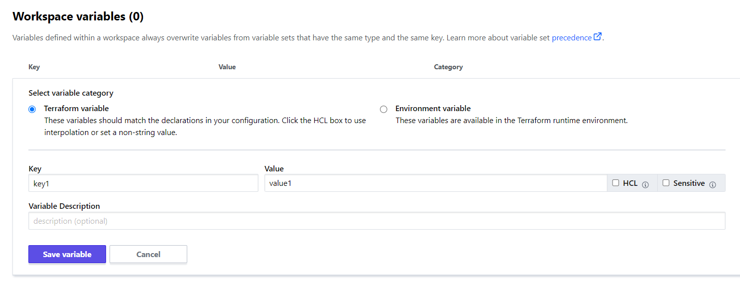 Creating Variables