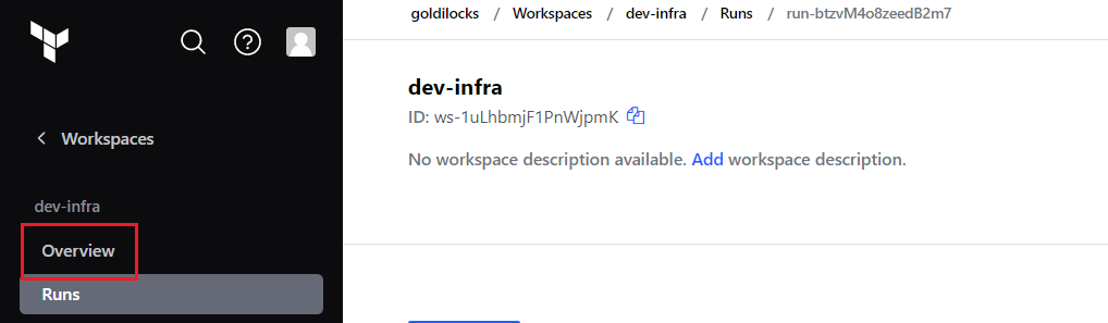 Workspace Overview
